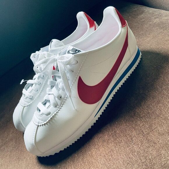 MINT CONDITION Nike Cortez Basic OG '72 Forrest Gump 2017 807471-103 10 - Picture 9 of 12